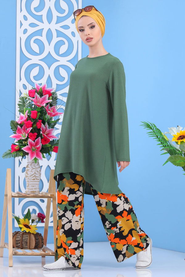 Tunik Pantolon Haki Haki - 7557 HAKİ