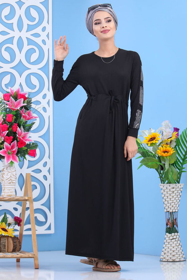 Elbise Siyah  Siyah - 7562 SİYAH