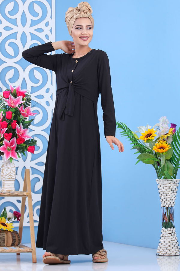 Elbise Siyah  Siyah - 7564 SİYAH