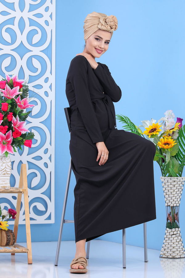 Elbise Siyah  Siyah - 7564 SİYAH