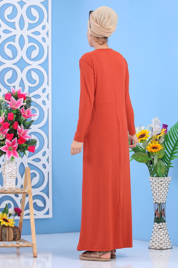 Elbise Siyah  Kiremit - 7564 KİREMİT