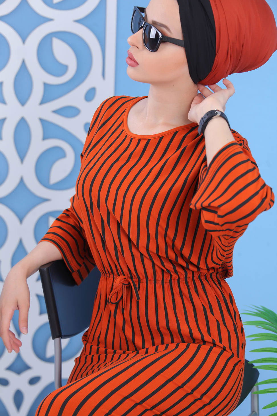 Elbise Haki Kiremit - 5149