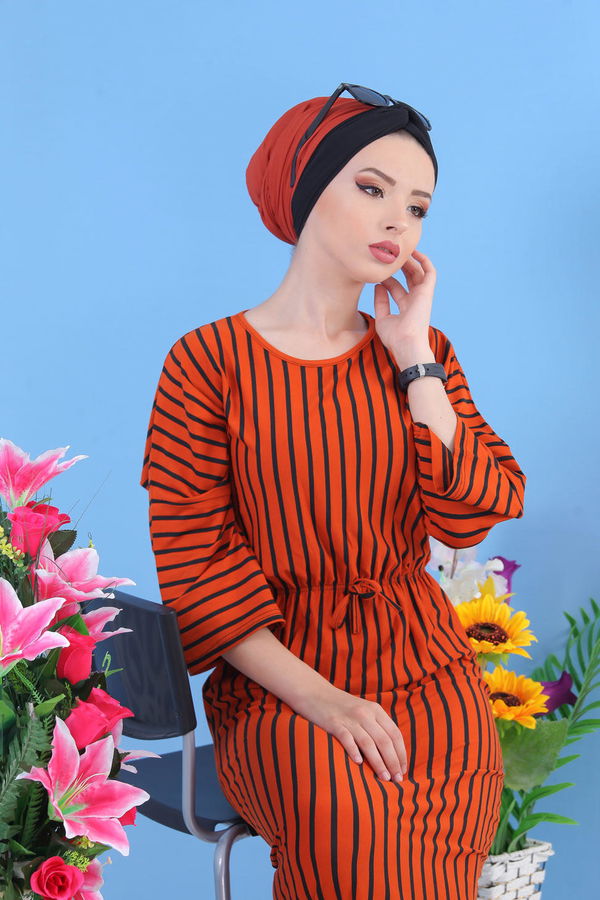 Elbise Haki Kiremit - 5149