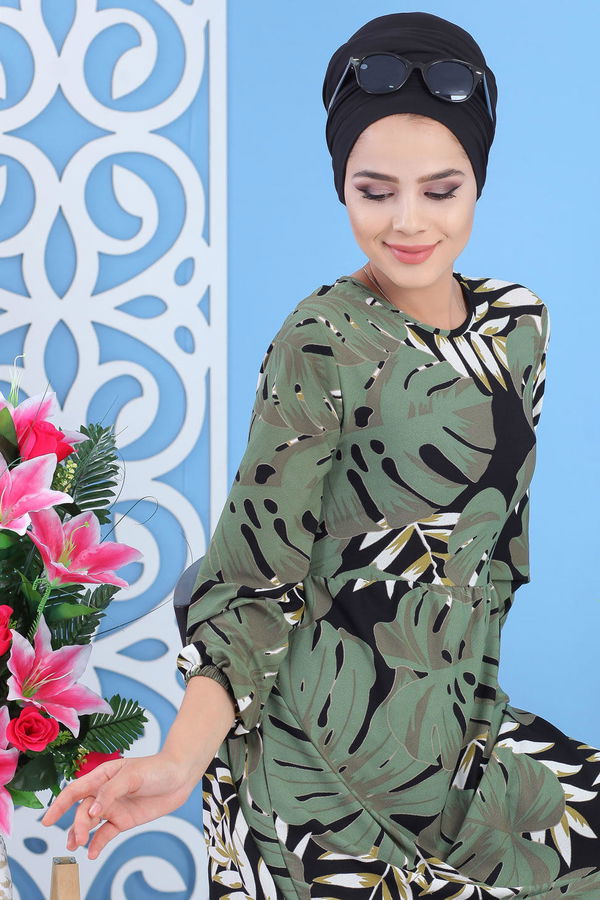 Elbise Haki  Haki - 7584 HAKİ