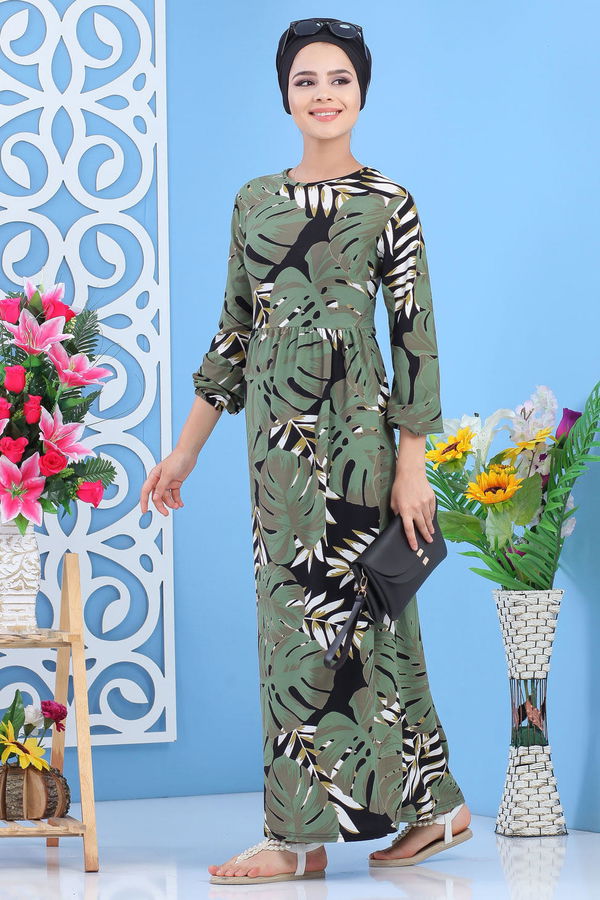 Elbise Haki  Haki - 7584 HAKİ