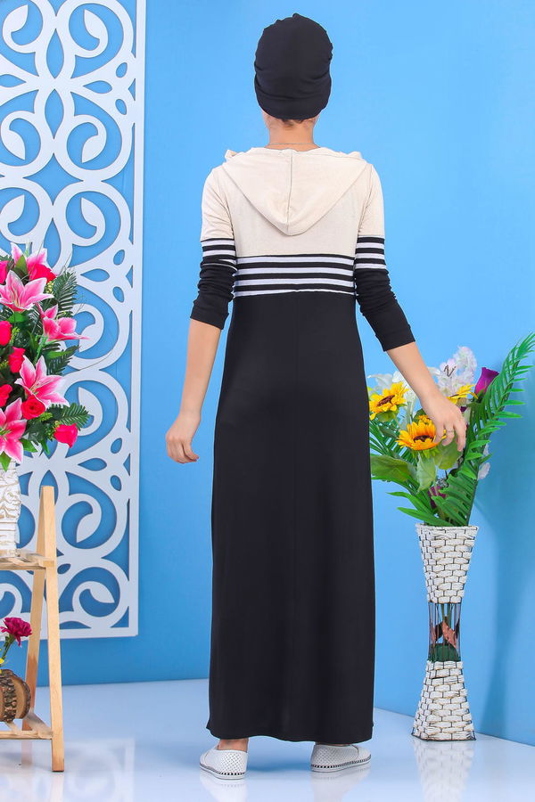 Elbise Siyah Taş - 03 5147 Bej - 5147