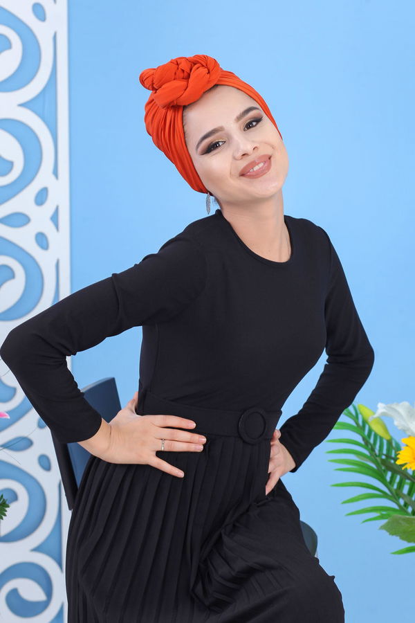 Pliseli Elbise Siyah Siyah - 7581