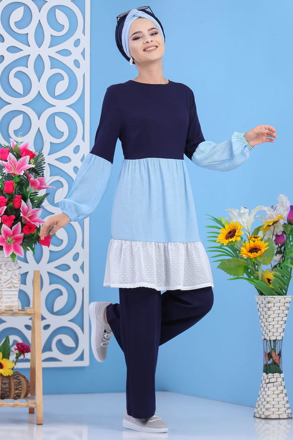 Tunik Pantolon Lacivert - 02 7594 Lacivert - 7594 LACİVERT