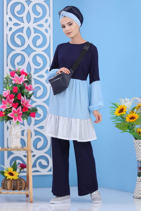 Tunik Pantolon Lacivert - 02 7594 Lacivert - 7594 LACİVERT