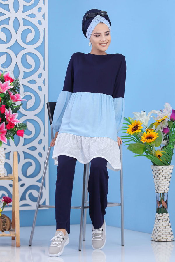 Tunik Pantolon Lacivert - 02 7594 Lacivert - 7594 LACİVERT
