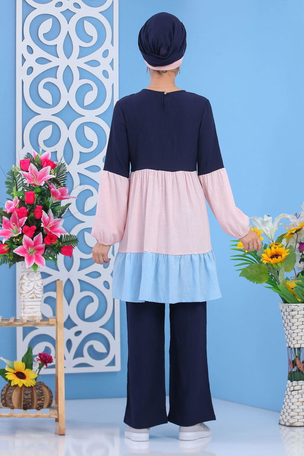 Tunik Pantolon Lacivert - 02 7599 Lacivert - 7599