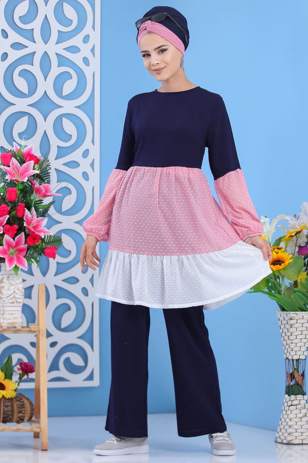 Tunik Pantolon Lacivert - 02 7602 Lacivert - 7602 LACİVERT