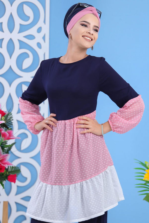 Tunik Pantolon Lacivert - 02 7602 Lacivert - 7602 LACİVERT