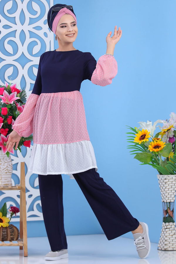 Tunik Pantolon Lacivert - 02 7602 Lacivert - 7602 LACİVERT