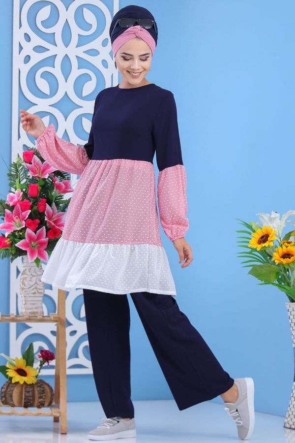 Tunik Pantolon Lacivert - 02 7602 Lacivert - 7602 LACİVERT