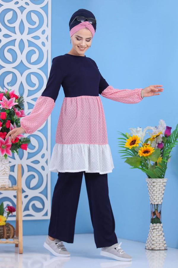 Tunik Pantolon Lacivert - 02 7602 Lacivert - 7602 LACİVERT