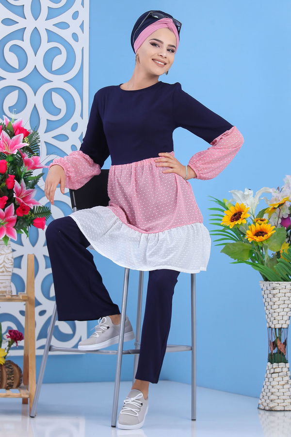 Tunik Pantolon Lacivert - 02 7602 Lacivert - 7602 LACİVERT