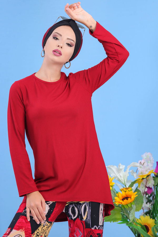 Tunik Pantolon Bordo  Bordo - 7607 BORDO