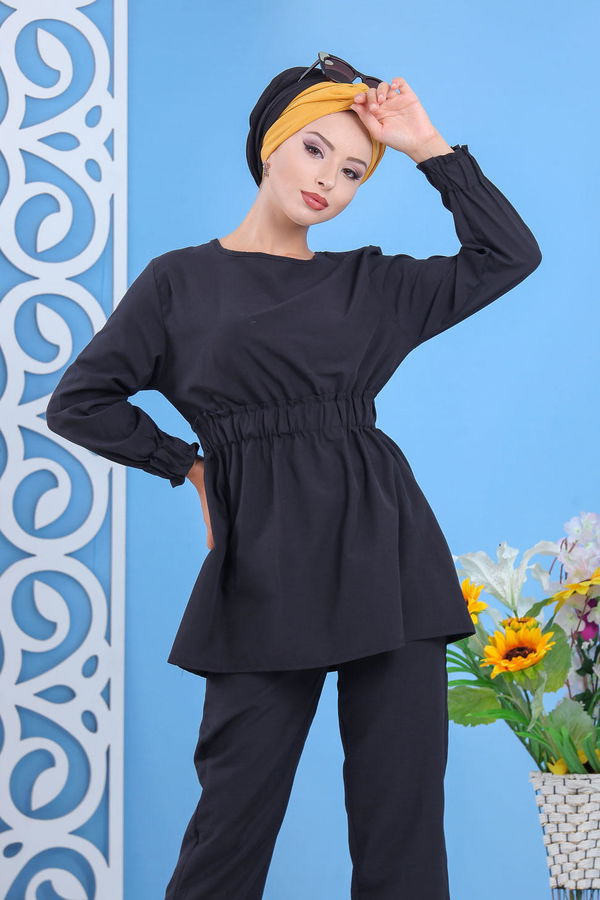 Tunik Pantolon Siyah  Siyah - 7644 SİYAH