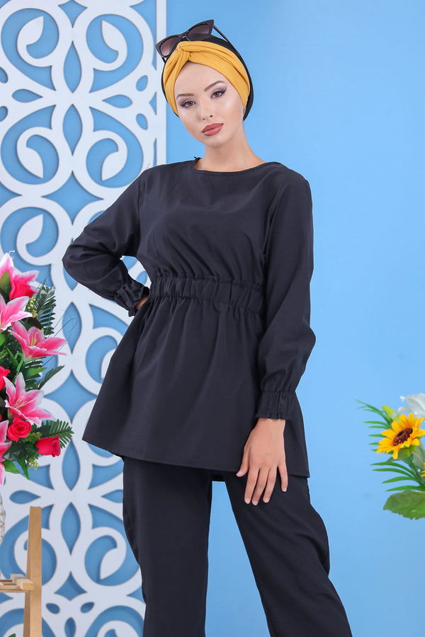 Tunik Pantolon Siyah  Siyah - 7644 SİYAH