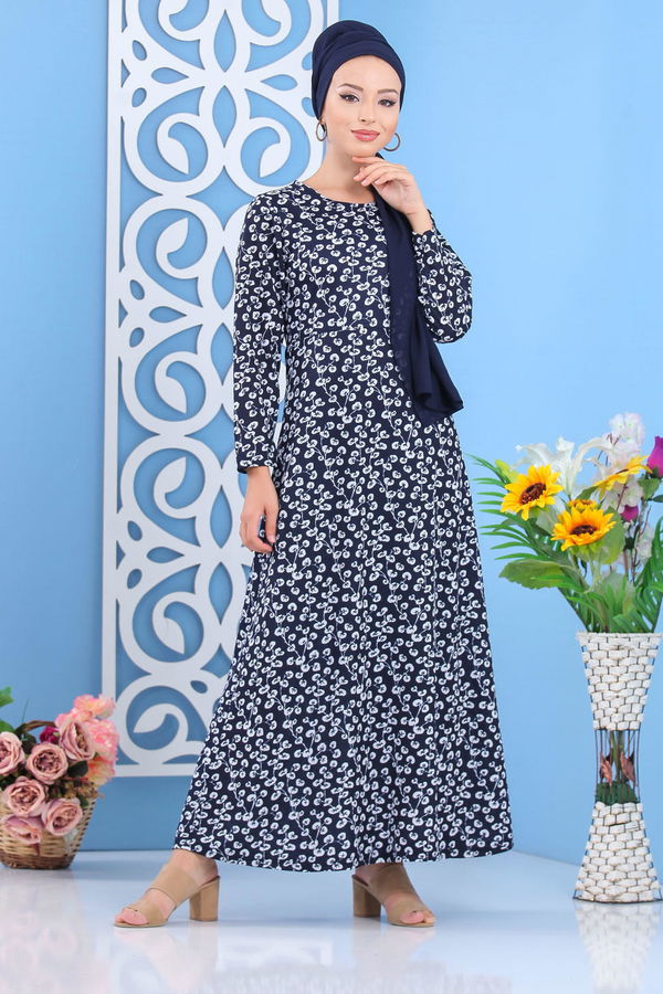 Elbise Lacivert  Lacivert - 7648 LACİVERT