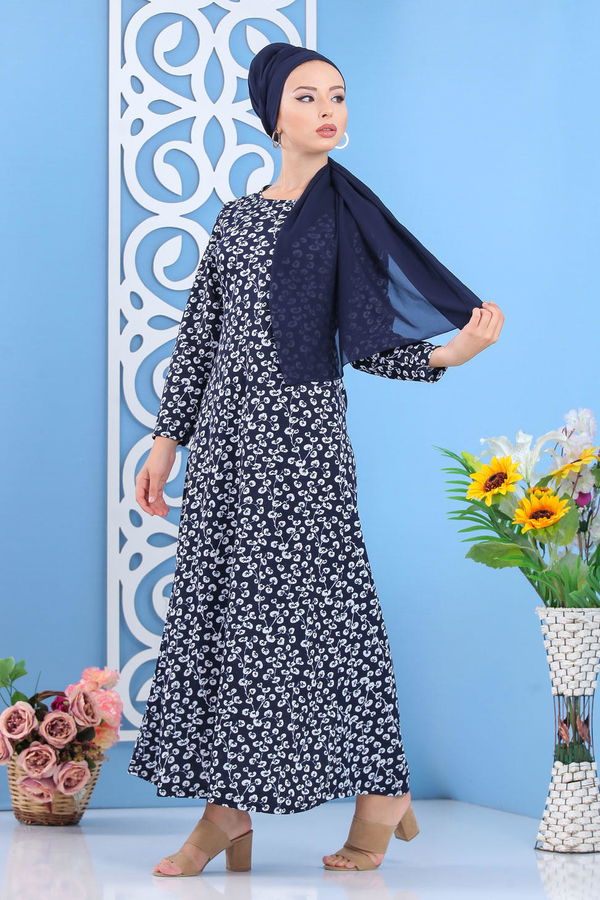 Elbise Lacivert  Lacivert - 7648 LACİVERT