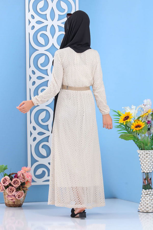 Elbise Kemer Ekru  Ekru - 7646