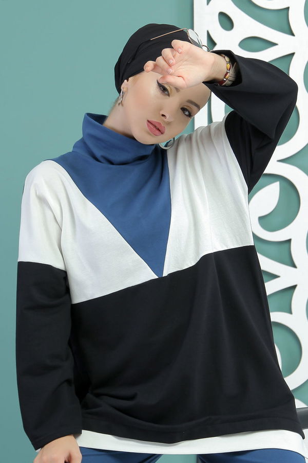 Tunik Pantolon Siyah  Siyah - 7651 SİYAH