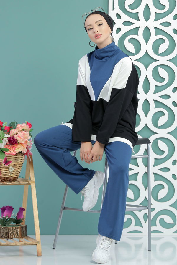 Tunik Pantolon Siyah  Siyah - 7651 SİYAH
