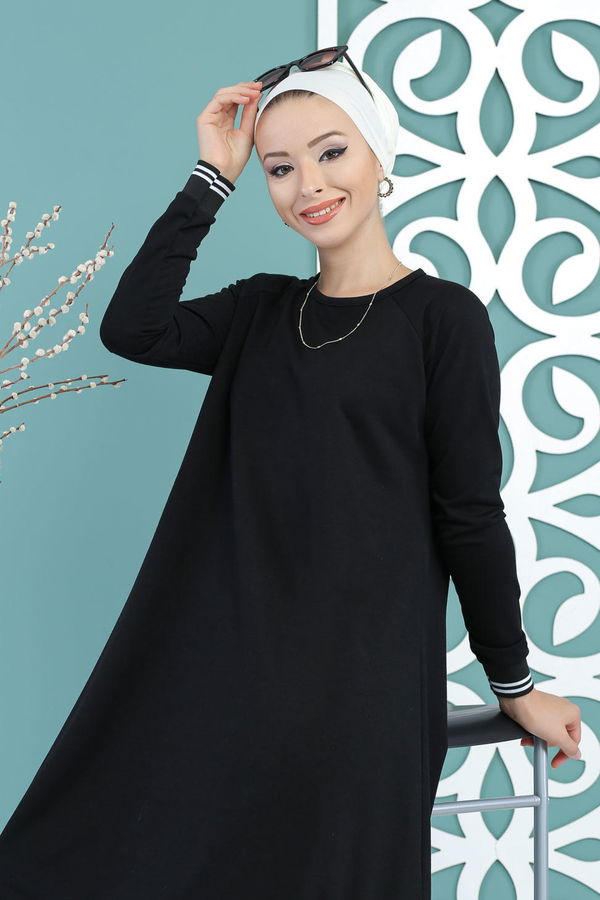 Tunik Pantolon Siyah - 02 7663 Siyah - 7663