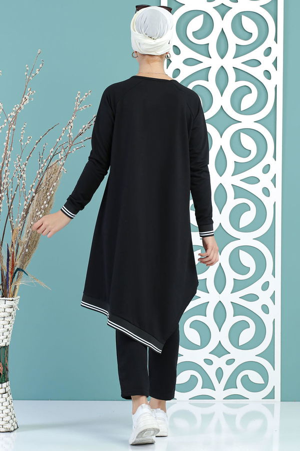 Tunik Pantolon Siyah - 02 7663 Siyah - 7663