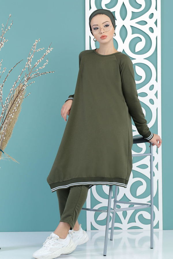 Tunik Pantolon Haki - 02 7663 Haki - 7663 HAKİ