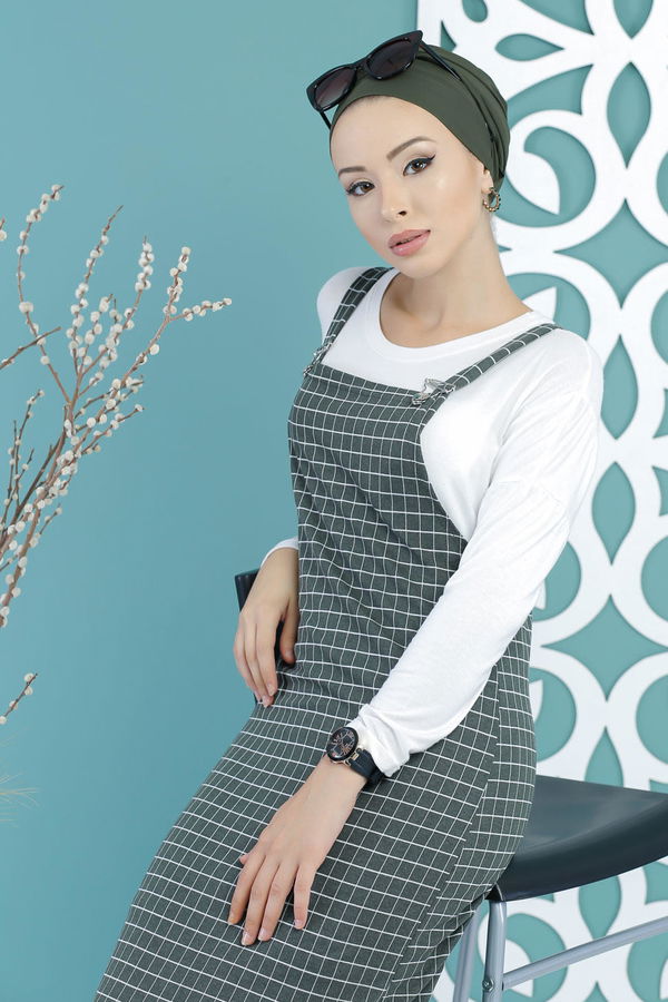 Kareli Salopet Haki - 02 7668 Haki - 7668 HAKİ