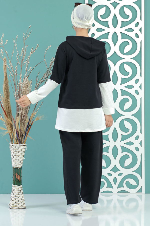 Tunik Pantolon Siyah Siyah - 7666 SİYAH
