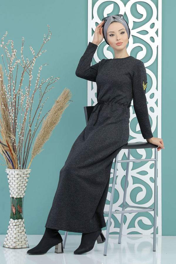 Elbise Siyah  Siyah - 5158 SİYAH