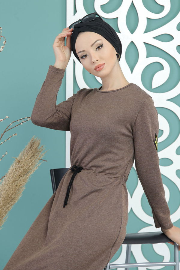 Elbise Siyah  Vizon - 5158 VİZON