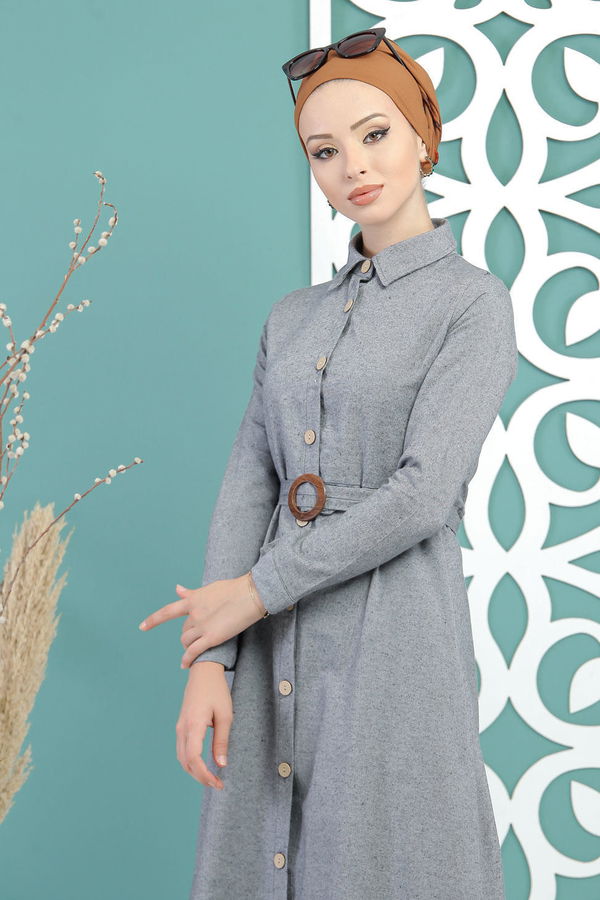 Elbise Kemer Gri - 02 7707 Gri - 7707 GRİ