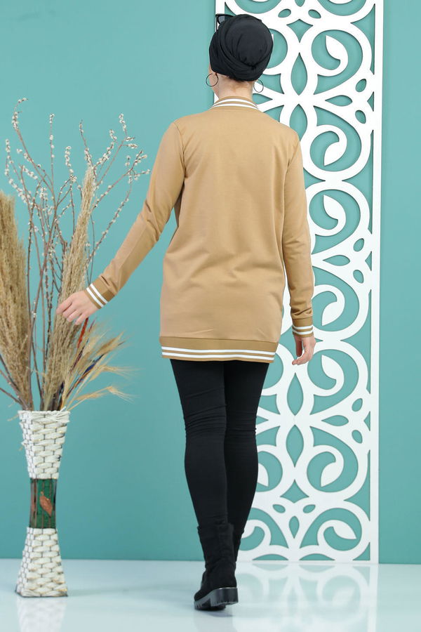 Hırka Tunik Siyah Taba - 7719