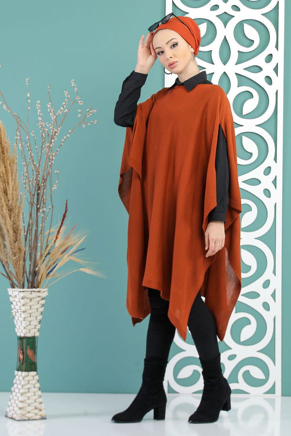 Triko Panço Siyah Kiremit - 7723 KİREMİT