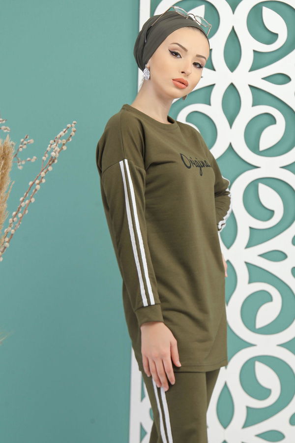 Tunik Pantolon  Haki - 7734 HAKİ