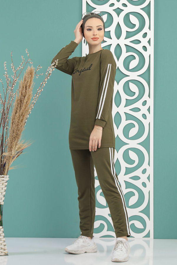 Tunik Pantolon  Haki - 7734 HAKİ