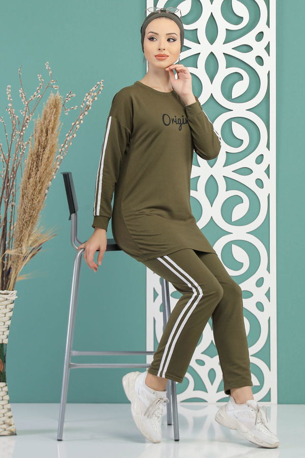 Tunik Pantolon  Haki - 7734 HAKİ