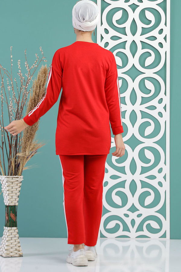 Tunik Pantolon  Kırmızı - 7734 Kırmızı