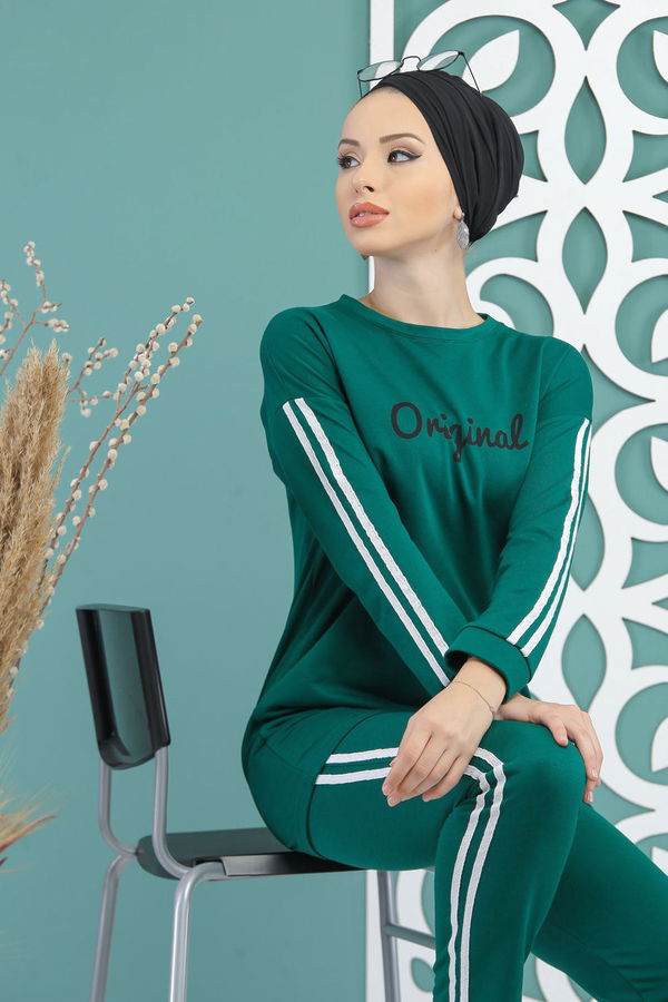 Tunik Pantolon  Yeşil - 7734 YEŞİL