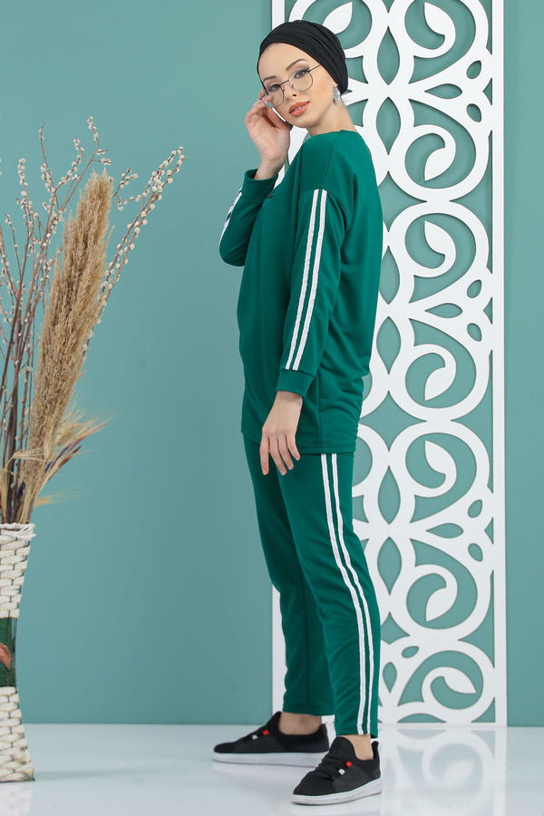 Tunik Pantolon  Yeşil - 7734 YEŞİL