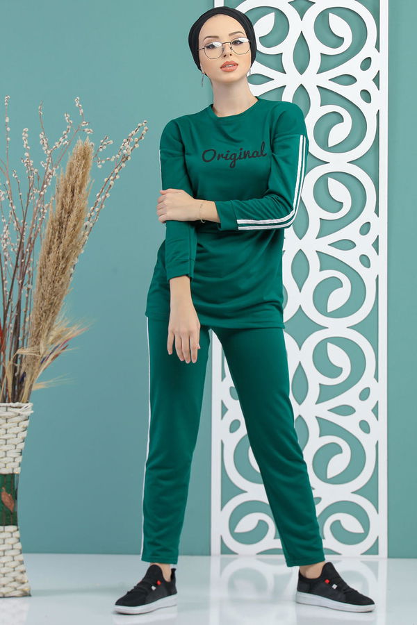 Tunik Pantolon  Yeşil - 7734 YEŞİL