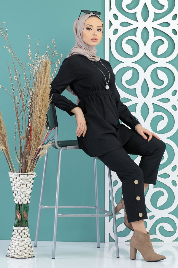 Tunik Pantolon Siyah - 02 7733 Siyah - 7733 SİYAH
