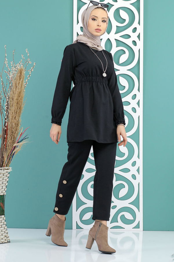 Tunik Pantolon Siyah - 02 7733 Siyah - 7733 SİYAH