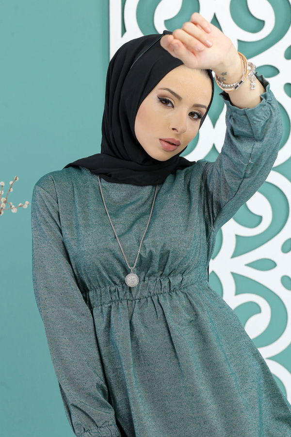 Tunik Pantolon Zumrut - 02 7733 Yeşil - 7733