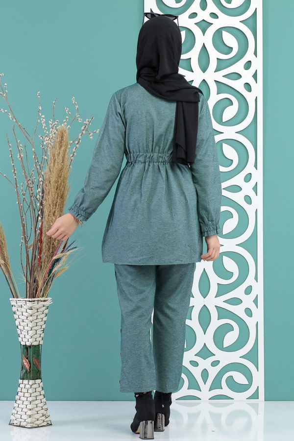 Tunik Pantolon Zumrut - 02 7733 Yeşil - 7733